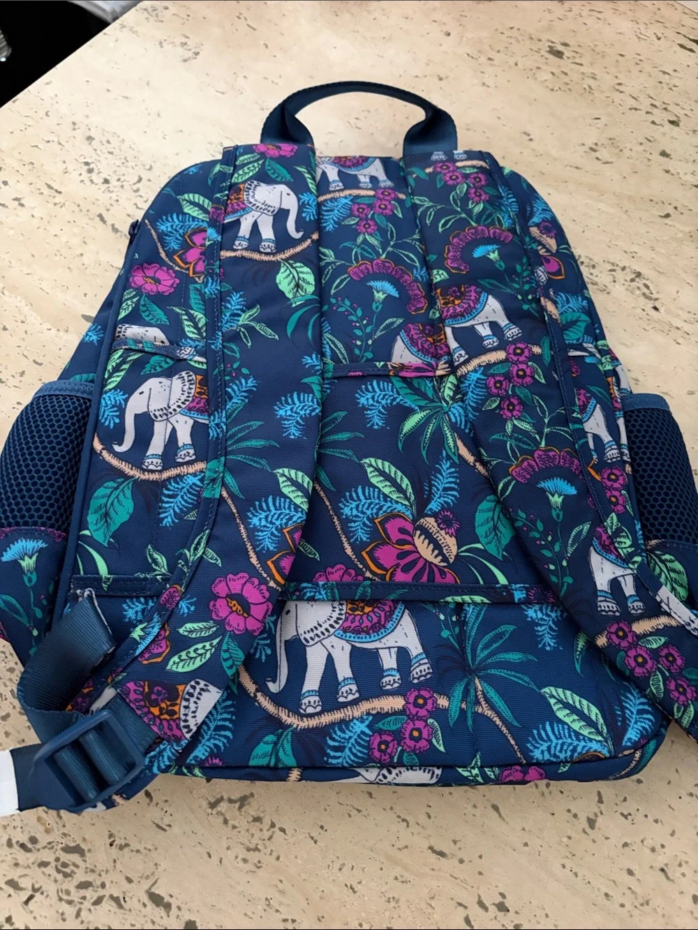 Vera Bradley ReActive Daytripper Backpack Kerala Elephants